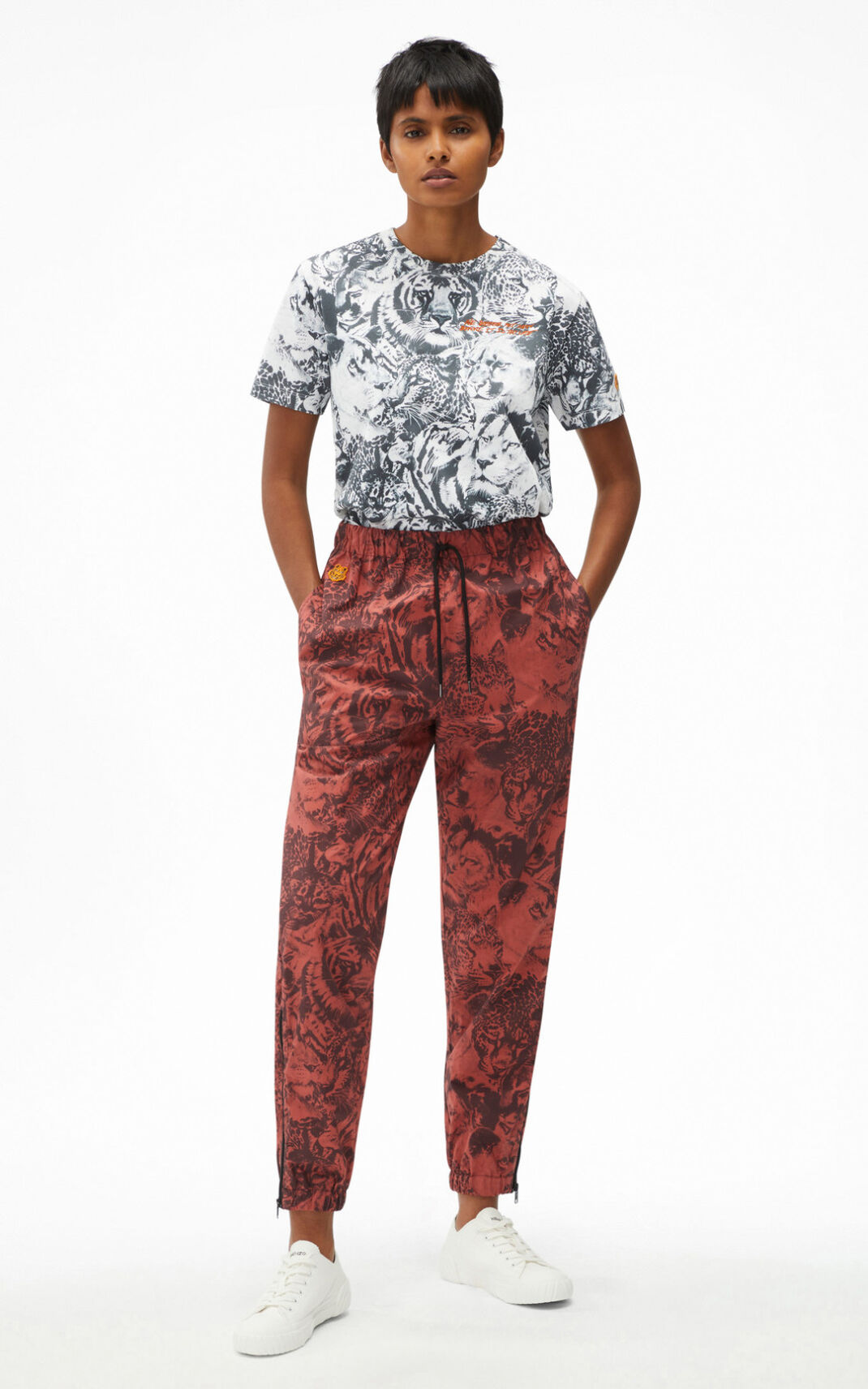 Kenzo Wildtigers Eşofman Altı Erkek Koyu Pembe | 1628-ZKNRX
